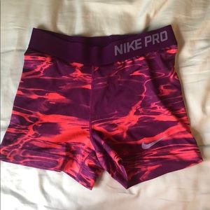 Pink nike pros